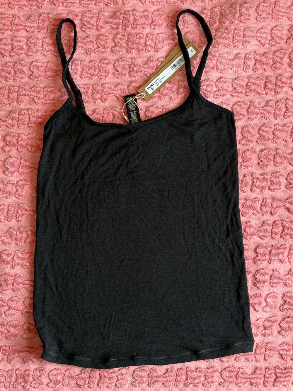 SKIMS Sleep Modal Cami Tank | Soot | XXS | NWT 🏷️